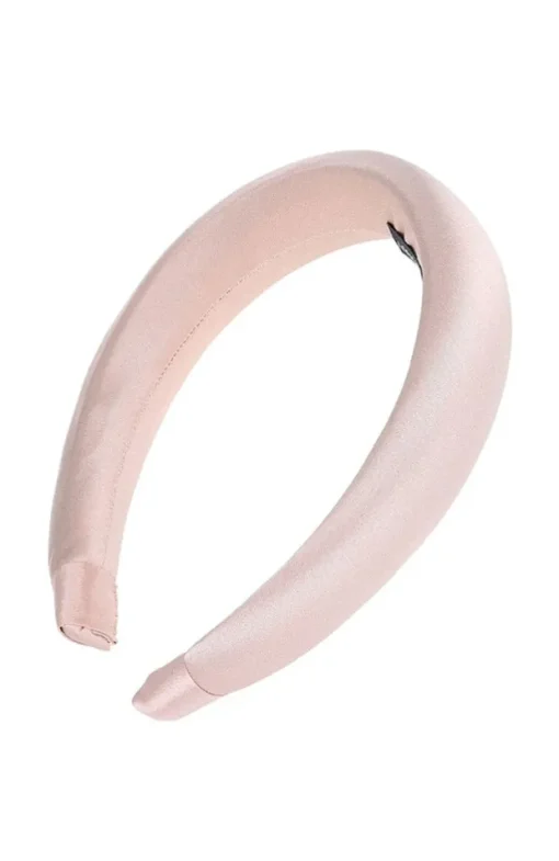 1 1/2" Padded Headband - Silk Charmeuse