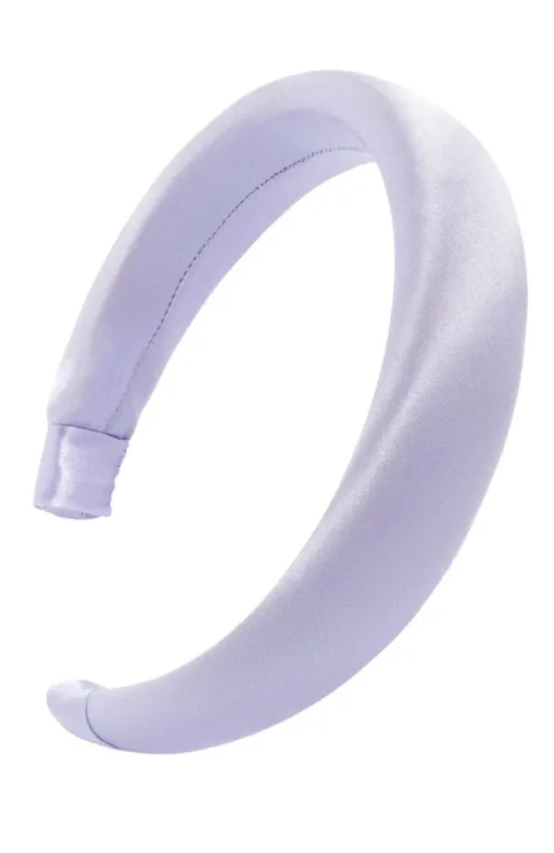 1 1/2" Padded Headband - Silk Charmeuse