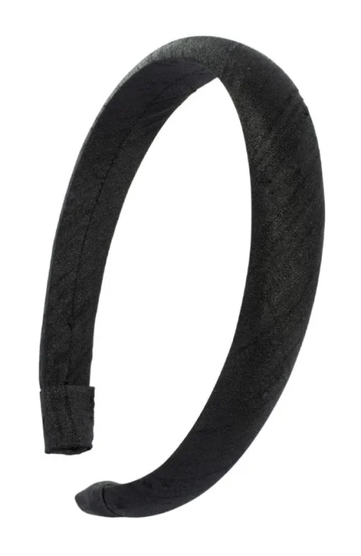1" Padded Headband - Silk Dupioni