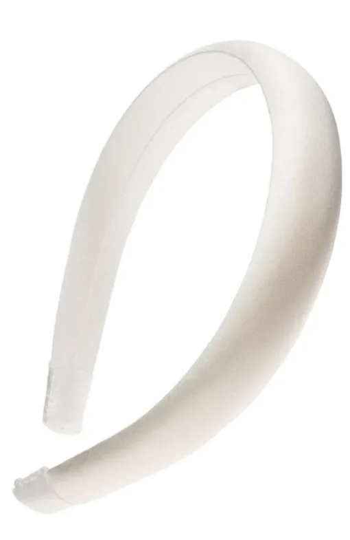 1" Padded Headband - Silk Charmeuse