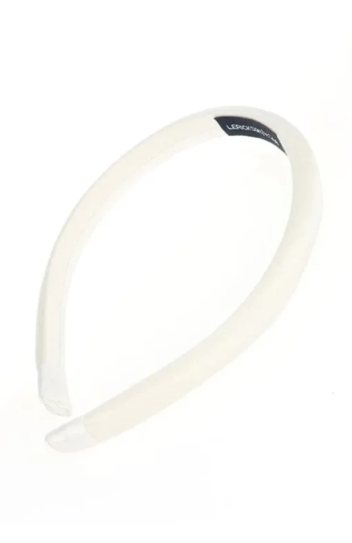 1/2" Padded Headband - Silk Charmeuse