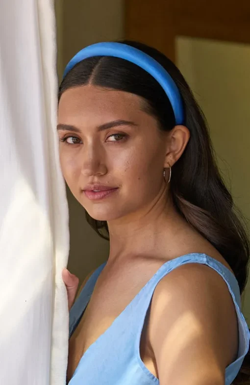 1" Padded Headband - Silk Charmeuse