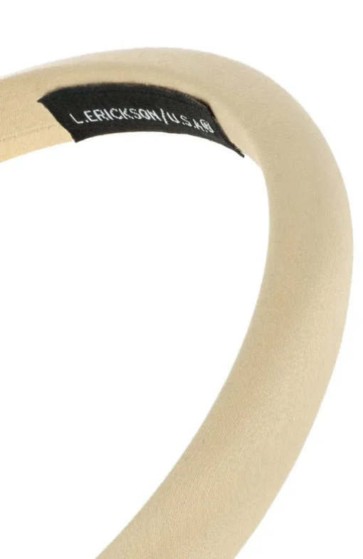 1/2" Padded Headband - Silk Charmeuse