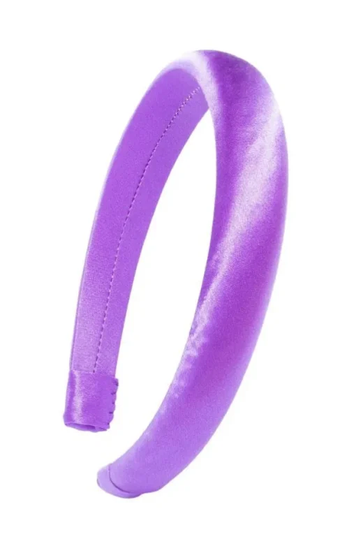 1" Padded Headband - Silk Charmeuse