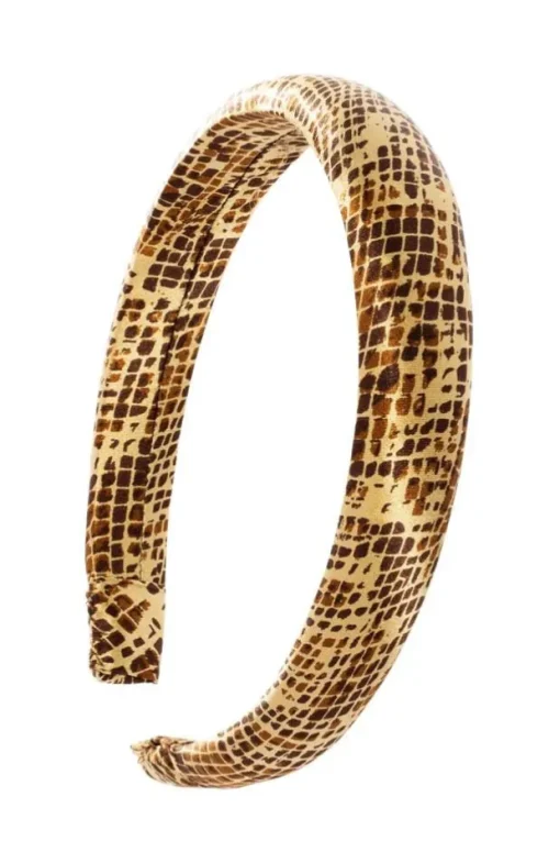1" Padded Headband - Silk Charmeuse