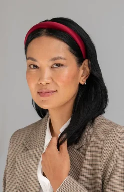 1" Padded Headband - Silk Charmeuse