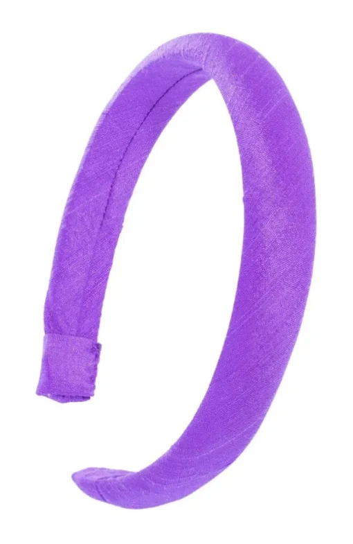 1" Padded Headband - Silk Dupioni