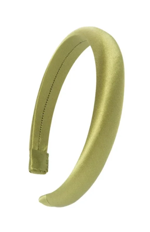 1" Padded Headband - Silk Charmeuse
