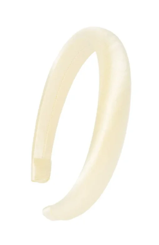 1" Padded Headband - Silk Charmeuse