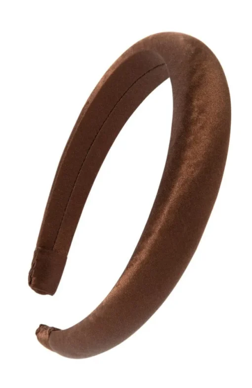 1" Padded Headband - Silk Charmeuse