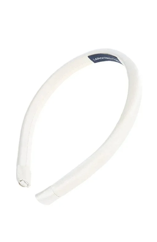1/2" Padded Headband - Silk Charmeuse