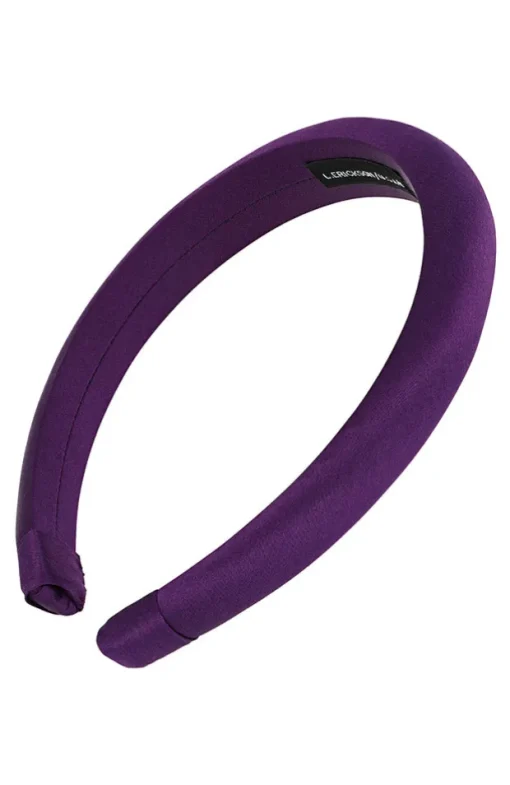 1" Padded Headband - Silk Charmeuse