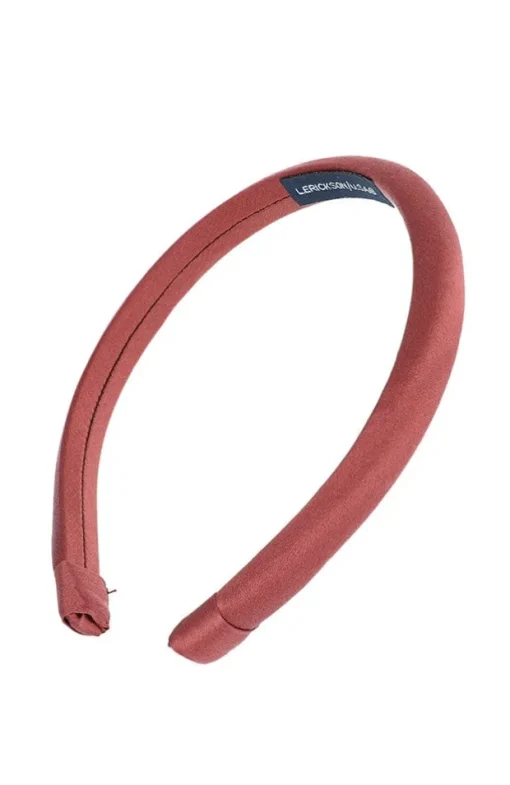 1/2" Padded Headband - Silk Charmeuse