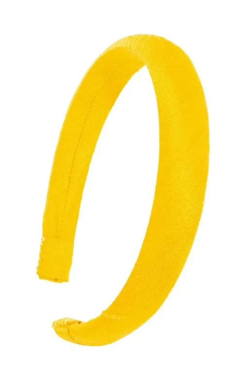1" Padded Headband - Silk Dupioni