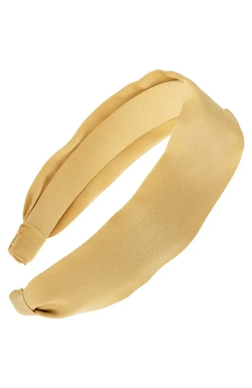1 1/2" Scarf Headband - Silk Charmeuse