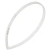1/4" Ultracomfort Headband - Solid White