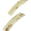 Rectangle Barrette Pair - Carrara