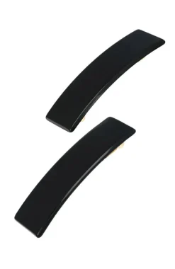 Rectangle Barrette Pair - Classic