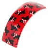 Rectangle Volume Barrette - Scottie Dog