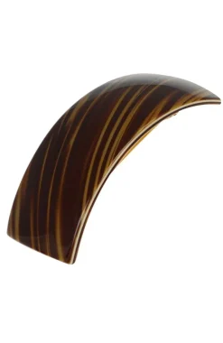 Rectangle Volume Barrette - Tiger