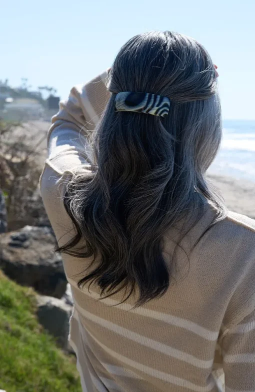 Rectangle Volume Barrette - Classic