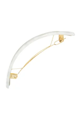 Rectangle Volume Barrette - Coconut Milk
