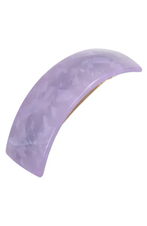Rectangle Volume Barrette - Pavlova Pastel