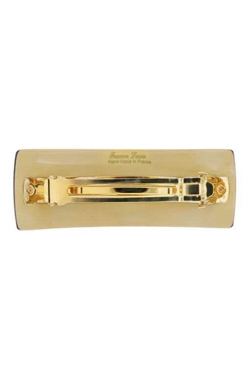 Rectangle Volume Barrette - Tiger