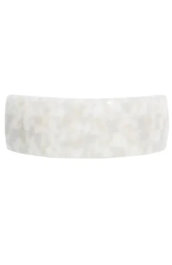 Rectangle Volume Barrette - Coconut Milk