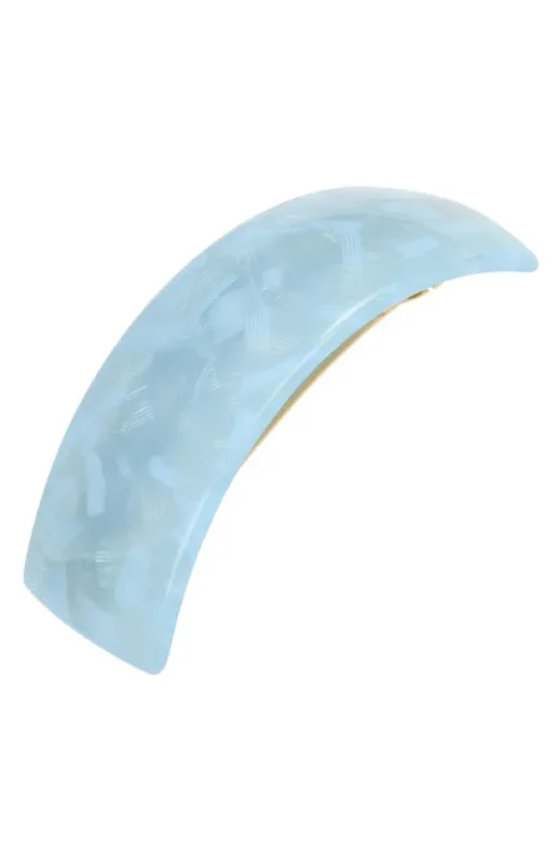 Rectangle Volume Barrette - Pavlova Pastel