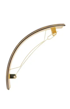 Rectangle Volume Barrette - Tiger