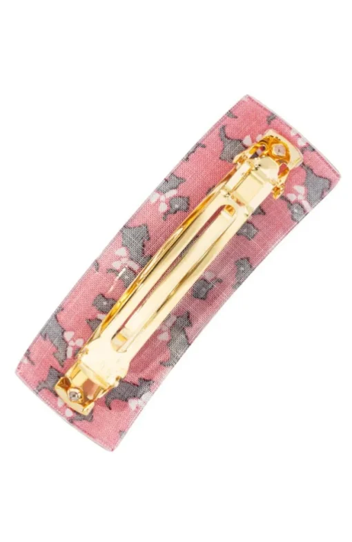 Rectangle Volume Barrette - Scottie Dog