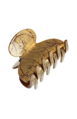 Small Couture Jaw - Gold Fern