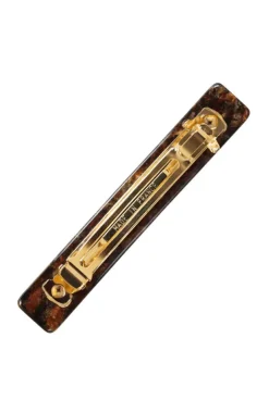 Small Luxury Rectangle Barrette - Classic