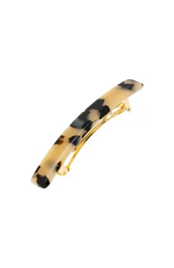 Small Luxury Rectangle Barrette - Classic