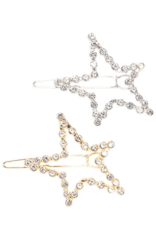 Star Tige Boule Barrette, 2-Pack