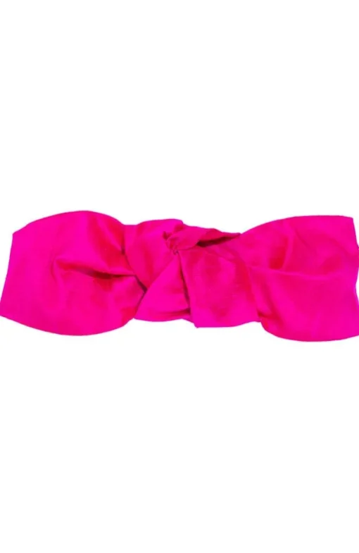 Top Knot Headwrap - Silk Dupioni
