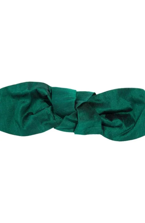 Top Knot Headwrap - Silk Dupioni