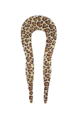 Toulouse Chignon Pin - Golden Leopard