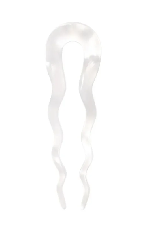 Wavy Tooth Chignon Pin - Classic